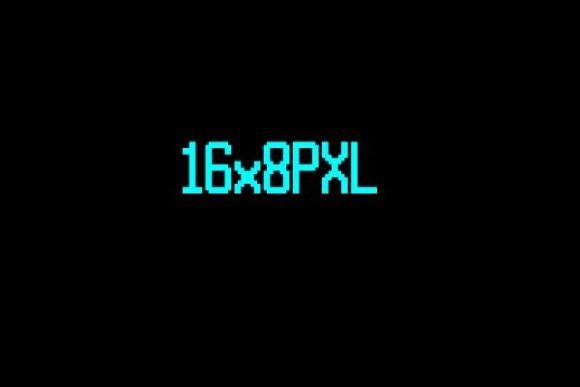 16x8PXL: A Pixelated Typeface for Modern Editorial Design