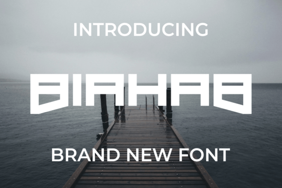 Biahab Font: Bold Display Type for Handmade Labels