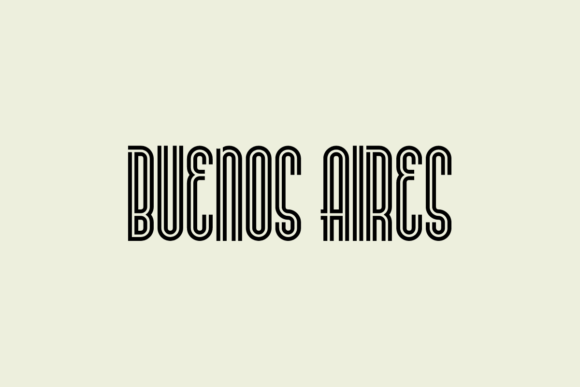 Buenos Aires: A Narrow Display Font for Modern Branding Projects