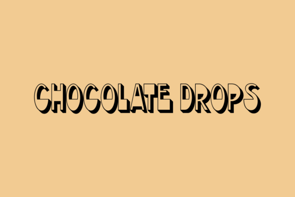 Chocolate Drops: A Sweetly Expressive Font for Modern Editorial Design
