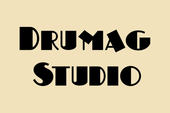 Drumag Studio: A Bold Display Font for High-Impact Campaign Graphics