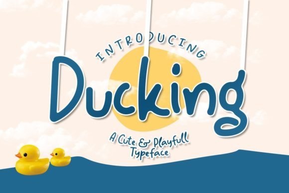 Ducking Font: Playful Handwritten Type for Web Design