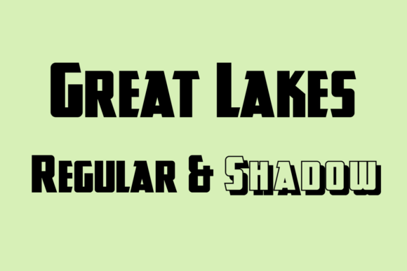 Great Lakes: A Bold Display Font for Modern Web Design Projects