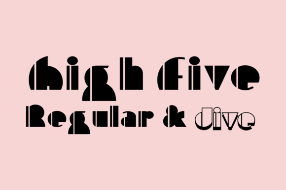 High Five: A Playful Display Font That Elevates Small Business Branding