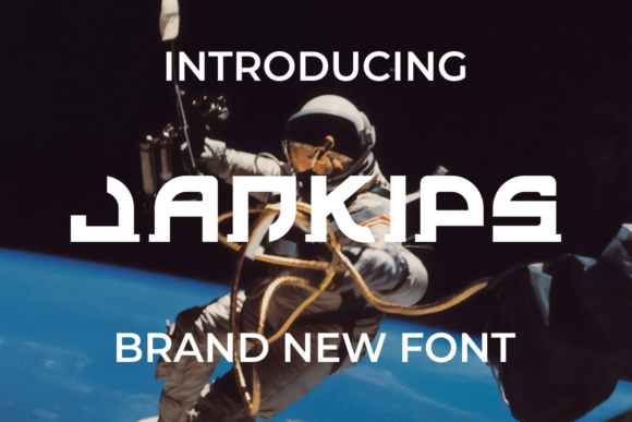 Jankips Font: Bold Sans Serif for Handmade Labels