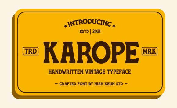 Karepo Font: A Dynamic Serif Typeface for Web Design