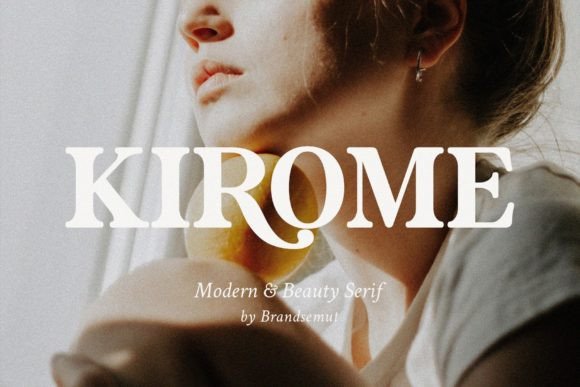 Kirome Font: A Retro Serif for Handmade Products