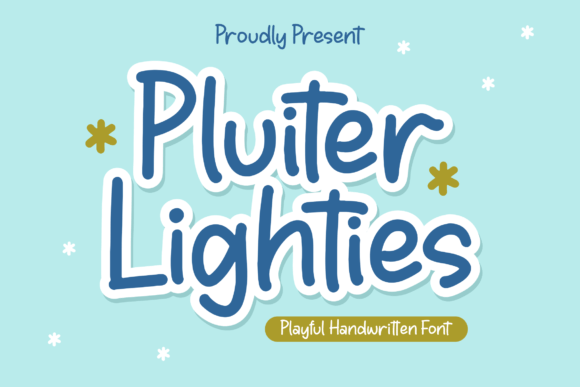 Pluiter Lighties Font: A Handwritten Touch for Editorial Design