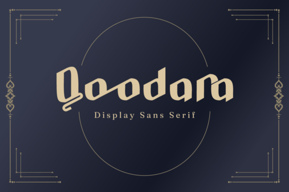 Qoodara Font: Modern Display Typography for Web
