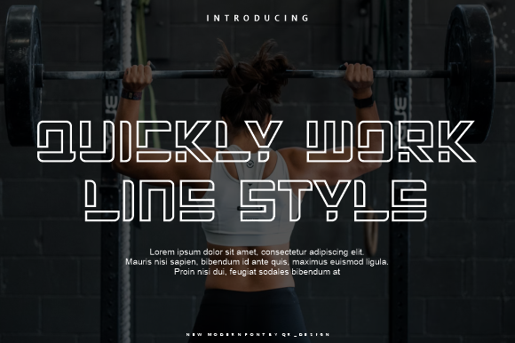 Quickly Work Line Font Review for Web Design