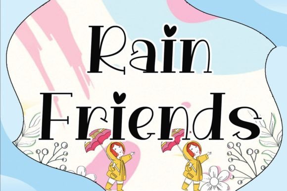 Rain Friends Font: A Display Serif for Editorial Design