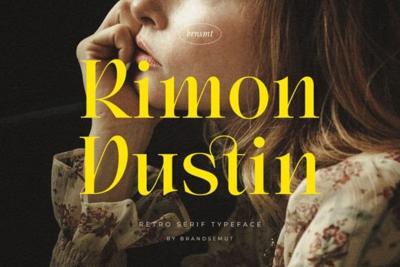 Rimon Dustin Font: Elevating Retro Campaign Visuals