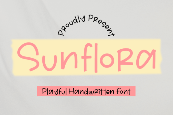 Sunflora Font: Playful Handwritten Typography for Web Design