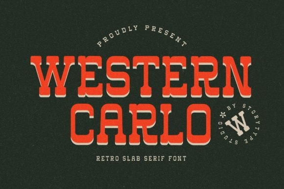 Western Carlo Font: Elevating Retro Campaign Visuals